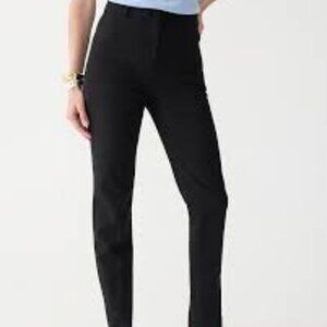 J Crew Black High Waist Cameron Pants w Perfecting Pockets Size 10L NWT